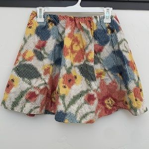 Kate Spade Saturday Dot Floral Mini Skirt Size 4